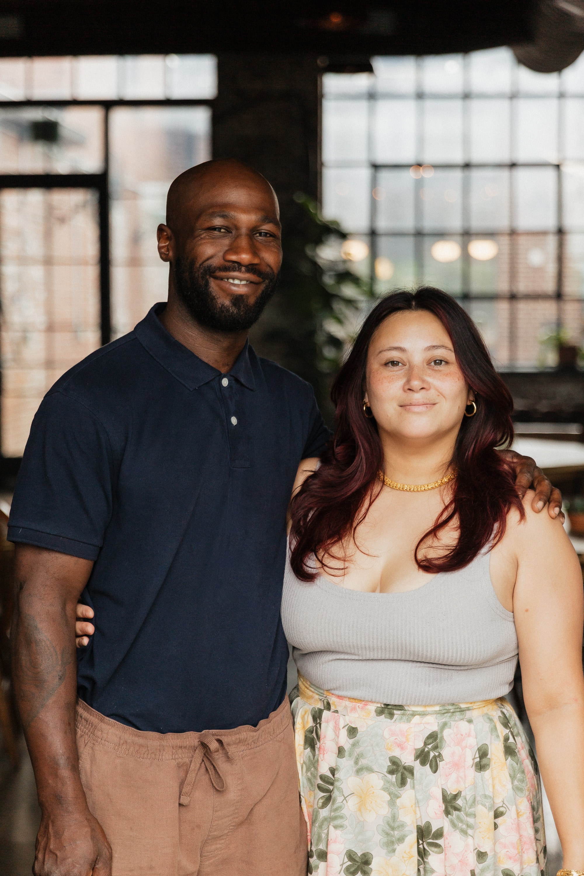 Clinton Spruill and Amy Watson, co-founders of Saap Saap BBQ